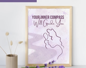 Mindfulness Printable Art: Inspirational Office Decor (Digital Download)