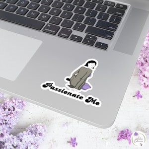 Motivationsaufkleber, Mädchen Power Aufkleber, Laptop Tablet Notebook Retro Aufkleber, Empower Vinyl Aufkleber, Frauen Inspiration PASSIONATE ME Aufkleber