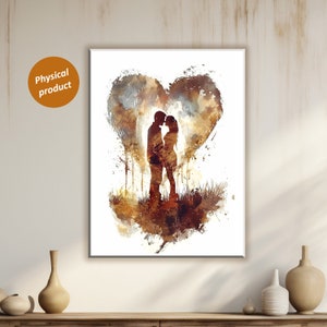 Romantic Couple Art Couple Painting Gift for Anniversary Gift Valentine’s Day art print