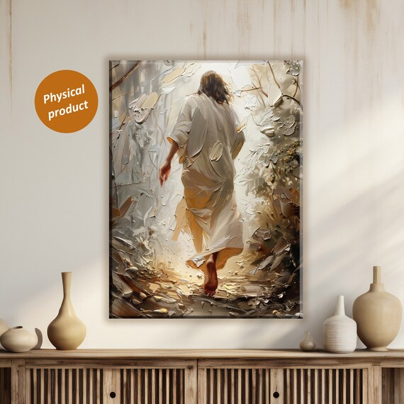 復活したイエス・キリストのキャンバス壁アート：イースターのキリスト