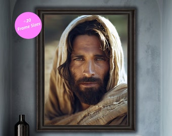 キリストの姿 イエスの肖像 ポスター - Etsy 日本