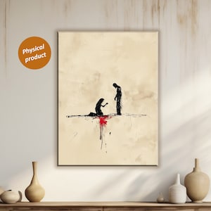 Woman Healed by Jesus Canvas Print: Bible Story Wall Art