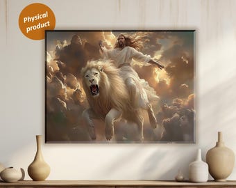 Jesus The Lion of Judah Canvas Print: Christian Wall Art