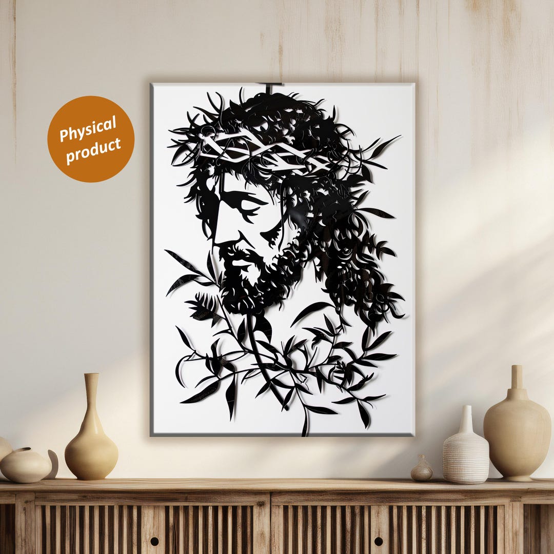 Jesus Christ Wall Art Christian Wall Decor Canvas Wall Art Faith Canvas ...