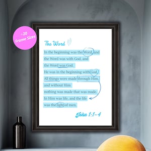 Christian Wall Art Printable, Bible Verse Digital Download, Jesus Christ Quote, Minimalist Scripture Decor, Religious Home Art, Faith Poster