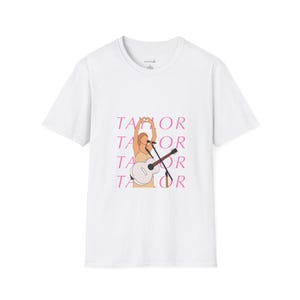 Musical Tribute T-Shirt, Swiftie Fan Tee, Music Lover Gift, Cute Graphic Shirt, Concert Apparel, Casual Style