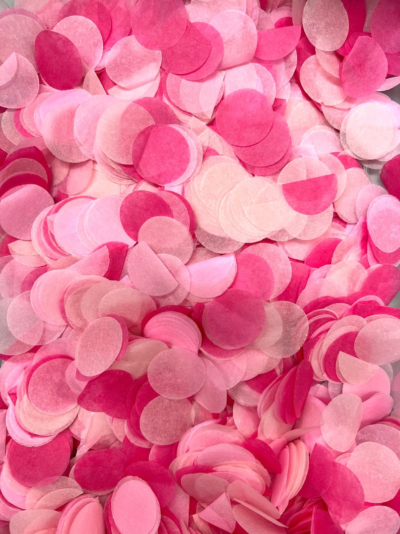 Mixed Pink Paper Confetti