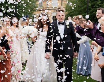 Biodegradable Confetti | White Paper Confetti | 7 Handfuls +