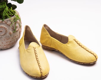 Womens Summer Shoes, Wide Toe Box Comfy Shoes, Natural Turkish Slip On Shoes, All Natural Women Wider Shoes, yemeni shoes