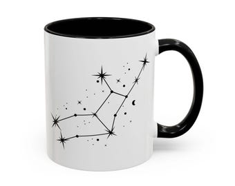 Taza del zodiaco Virgo: Taza de café con constelación - Regalo astrológico