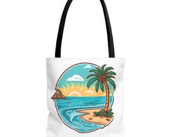 Bolso Tote Aloha: Bolso de Playa Tropical Extragrande para un Ambiente Soleado y Escapadas Diarias