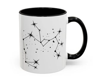 Taza del zodiaco Sagitario: Taza de café con constelación - Regalo astrológico