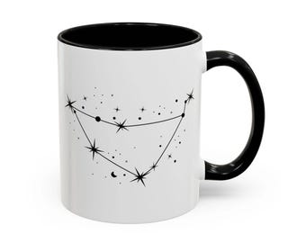 Taza del zodiaco Capricornio: Taza de café con constelación - Regalo astrológico