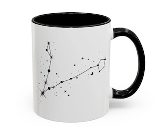 Taza del zodiaco Piscis: Taza de café con constelación - Regalo astrológico