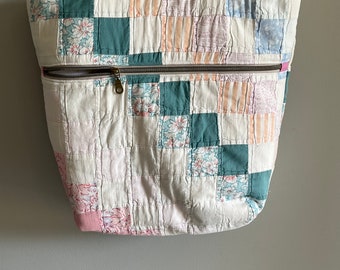 Antique/Vintage Patchwork Quilt Caravan Tote