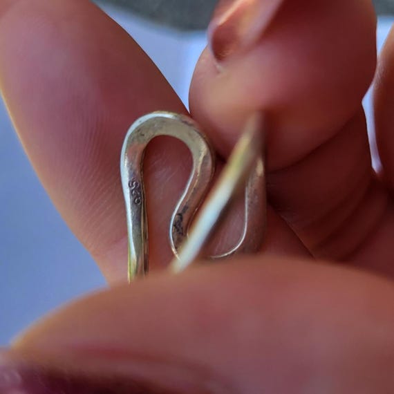 Sterling Silver Ring Vintage Statement Solid 925 … - image 8