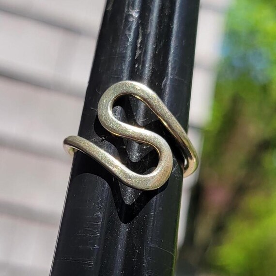 Sterling Silver Ring Vintage Statement Solid 925 … - image 5