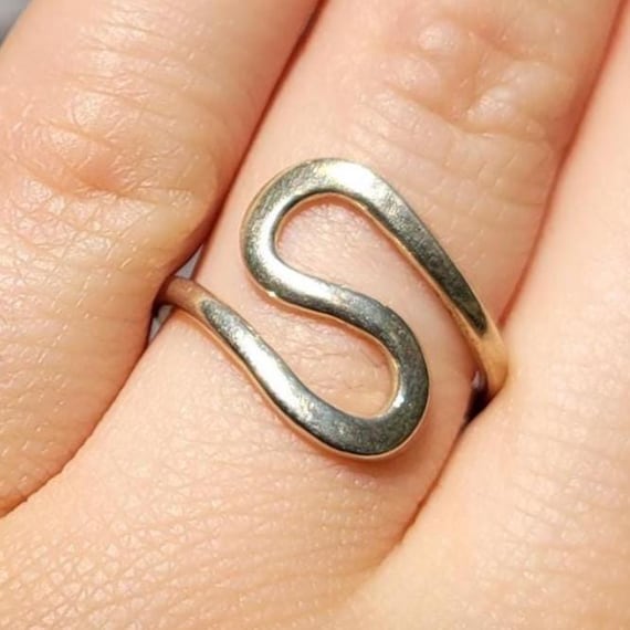 Sterling Silver Ring Vintage Statement Solid 925 … - image 1