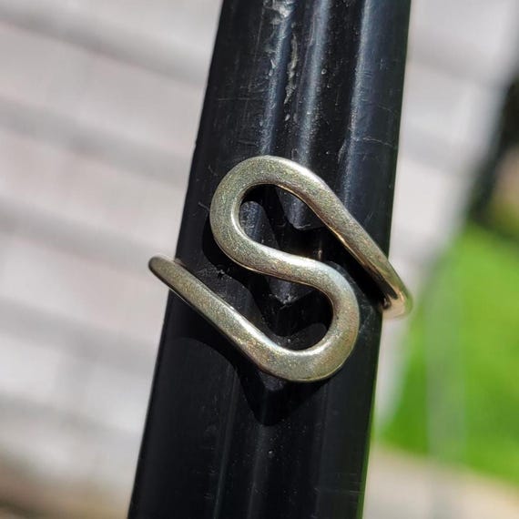 Sterling Silver Ring Vintage Statement Solid 925 … - image 7