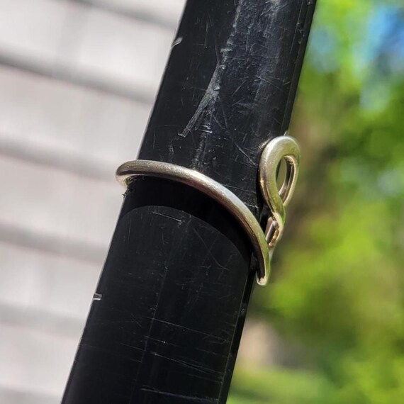 Sterling Silver Ring Vintage Statement Solid 925 … - image 9