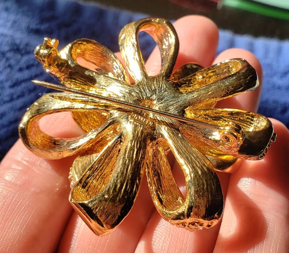 Statement Rhinestone Brooch Pin Sparkle Crystals … - image 10