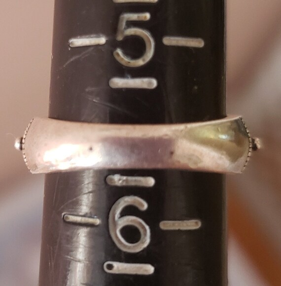 Sterling Silver Ring Statement Crystal Bold Bling… - image 8