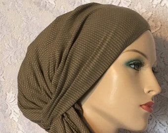 Loden Design Headband Scarf • Multifunctional Headscarf • No Tying • Slip On Head Cover • Modest Headwear  • Chemo Headcovering  • Hair Loss