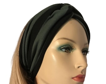 Turbante Diadema Boho Mujeres Head Band Headwraps Stretchy Boho Headwrap Chic Modest Headwear Regalo para su Tichel Accent Hairband Wrap