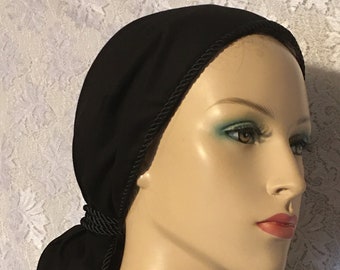 Snood Head Covering • All Cotton Hair Snoods for Women • Tichel • Renaissance Headcover • Turban • Modesty Wear • Hair Loss Cap • Headwrap