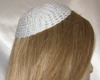 Crocheted Kippah Head Covering | Knit Kippah | Headcovering | Jewish Kippah | Bar Mitzvah Gift | Yarmulke | Kippot | Wedding Kippah | Kipa