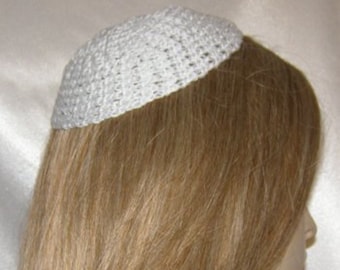 Gehaakte Kippah-hoofdbedekking | Gebreide kippa | Hoofdbedekking | Joodse Keppel | Bar mitswa-cadeau | Kever | Kippot | Kippa bruiloft | Kipa