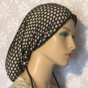 Couvre-chef design en filet doublé • Snood • Tichel • Écharpe pour femme • Mitpachat • Protections contre la chute des cheveux • Bonnets contre le cancer • Cadeau • Voile de prière