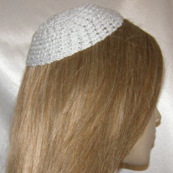 Crocheted Kippah Head Covering | Knit Kippah | Headcovering | Jewish Kippah | Bar Mitzvah Gift | Yarmulke | Kippot | Wedding Kippah | Kipa