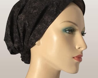 Headband | BLACK GRAY Head Band Scarf | Tichel | Head Wrap | Head Covering | Headcovering | Chemo Cap | Mitpachat | Bandanas | Kerchief
