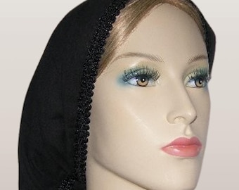 Gauze Cotton Snood | Head Covering | Tichel | Headcovering | Snoods | Cowl | Snood Scarf | Snood Hat | Hair Snood | Renaissance Snoods | Hat