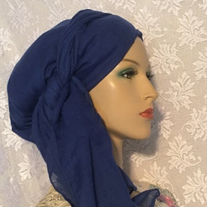 All Cotton Wrapping Scarf Tichel | Mitpachat | Head Covering | Headcovering | Modest Headcover | Jewish Scarves | Hairwrap | Prayer Veil