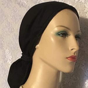 Cobertura para la cabeza con redecilla • Redecillas para el cabello totalmente de algodón para mujeres • Tichel • Cobertura renacentista • Turbante • Prenda de modestia • Gorro para la caída del cabello • Pañuelo para la cabeza