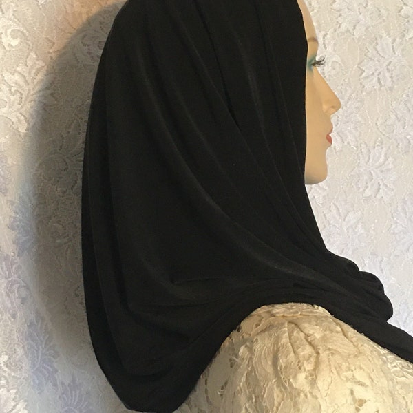 Infinity Scarf | Light Weight Head Covering | Cowl Snood | Tichel | Headcovering | Hair Covering | Modest Head Wrap | Prayer Wrap Headcover