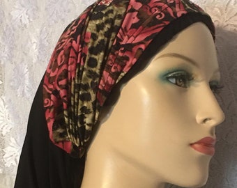 Diadema ancha para mujer • Banda para la cabeza estilo bohemio • Bandana con acento tichel para mujer • Pañuelos para la cabeza • Pañuelo para la cabeza bohemio elástico • Tocado modesto