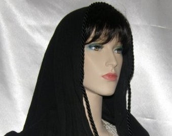 Black Scarf | Gauze Cotton Tichel Head Covering | Scarf | Headcovering | Mitpachat | Headscarf | Modest Head Cover | Prayer | Mantilla Veil