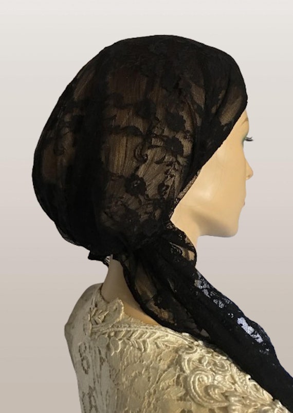 Slip On Scarf Pretied Scarf for Women, Pre Tied Head Scarves for Cancer Patients, Pre-tied Tichel, Chemo Headwrap, Easy to Wear No tying