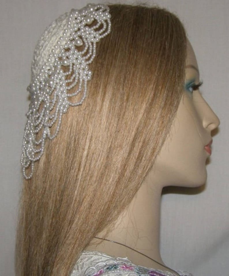 Bat Mitzvah Elegance - Crocheted Wedding Kippa