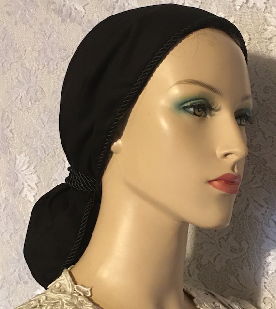 Snood Head Covering • All Cotton Hair Snoods for Women • Tichel • Renaissance Headcover • Turban • Modesty Wear • Hair Loss Cap • Headwrap
