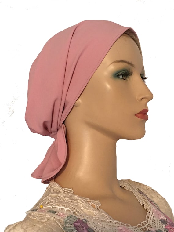 Headband | MAUVE Poly Blend Head Band Scarf | Tichel | Head Wrap | Head Covering | Headcovering | Chemo Cap | Mitpachat | Bandana | Scarves