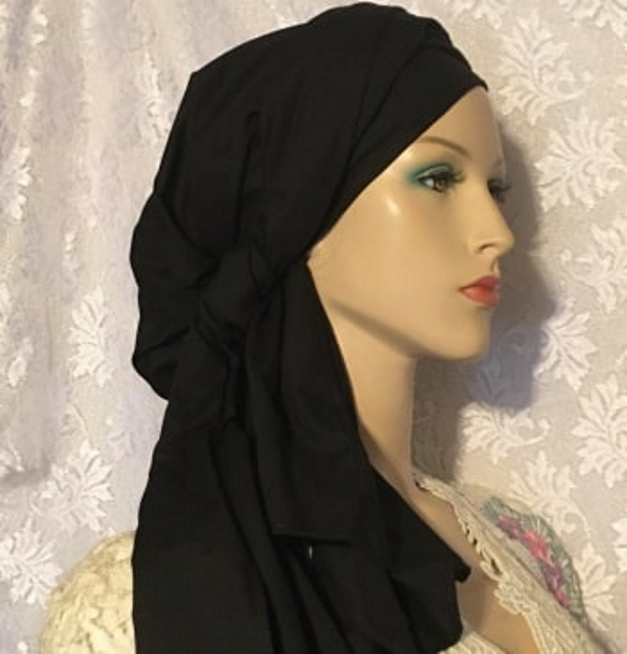 Batiste Cotton Wrapping Scarf Tichel | Mitpachat | Head Covering | Headcovering | Modest Headcover | Jewish Scarves | Hairwrap | Prayer Veil