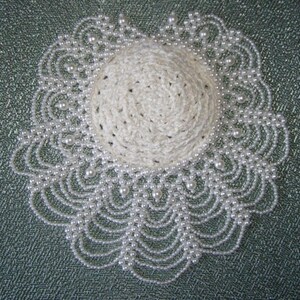 Bat Mitzvah Accessory - Crocheted Wedding Kippa