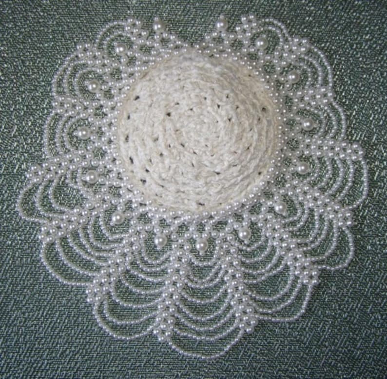 Bat Mitzvah Accessory - Crocheted Wedding Kippa