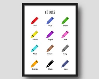 Printable decorative and educational posters for the classroom, playroom or therapy setting.