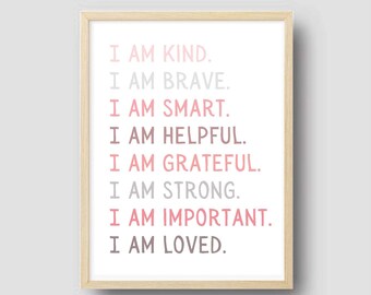 Afdrukbare decoratieve en educatieve posters voor in de klas, de speelkamer of de kinderkamer.