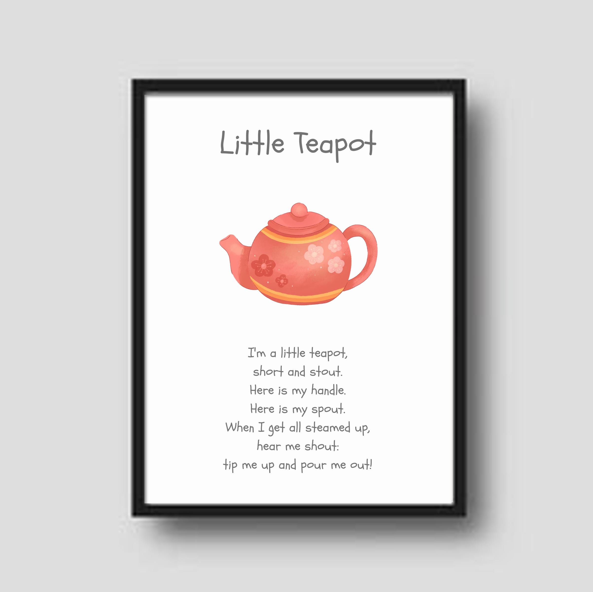 Teapot i little I m a Little Teapot - メルカリ